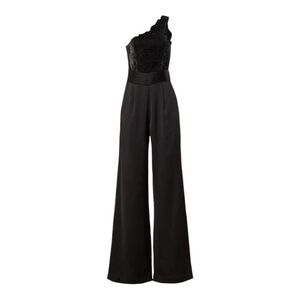 Ramy Brook Black One-Shoulder Jumpsuit